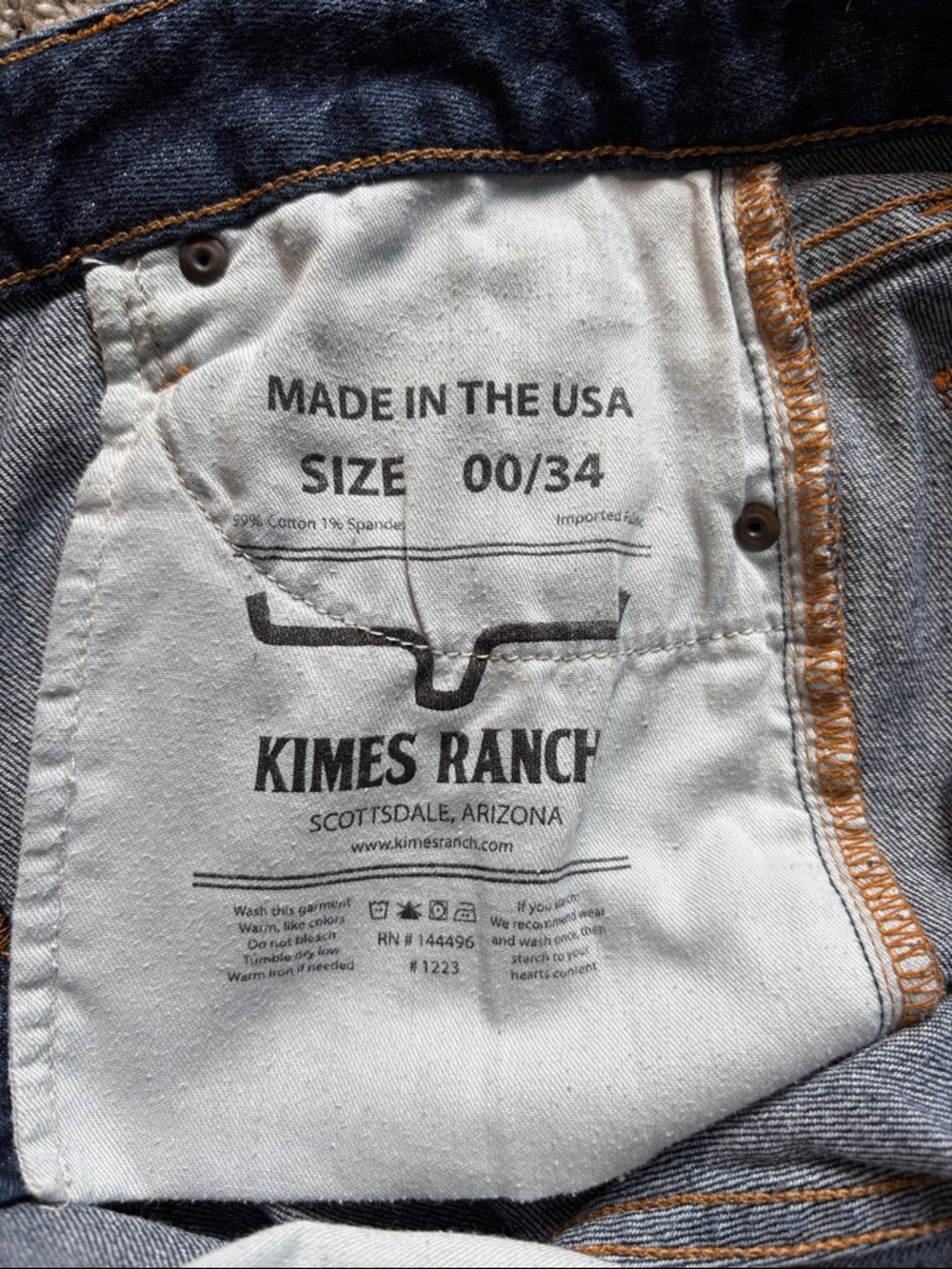 Kimes Ranch Dark Blue Jennifer Style Jeans - Picture 3 of 3